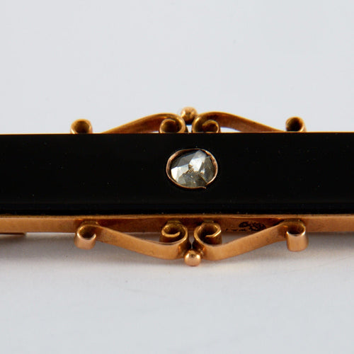 Broche Broche Barrette onyx 58 Facettes