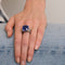 Bague 53 Bague Or Gris Tanzanite & diamants 58 Facettes