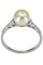 Bague 53 BAGUE PERLE ET DIAMANTS 58 Facettes 047891