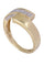 Bague 58 Bague Or jaune pavage diamants 58 Facettes 080391