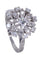 Bague BAGUE FLEUR DIAMANTS ANNÉES 50' 58 Facettes 079991