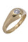 Bague 59 JONC ANGLAIS OR JAUNE DIAMANT 58 Facettes 078151