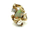 Bague 62 GILBERT ALBERT -  Bague Or Opale Diamant et Perle baroque 58 Facettes
