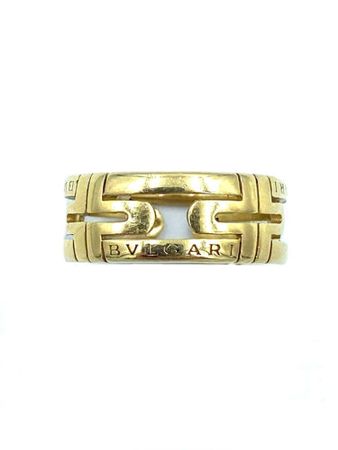 Bague 53 BVLGARI. Bague Parentesi or jaune 18K 58 Facettes