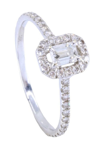 Bague 61 BAGUE MODERNE DIAMANTS 58 Facettes 065261