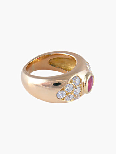 Bague 46 Bague Rubis Diamants 58 Facettes
