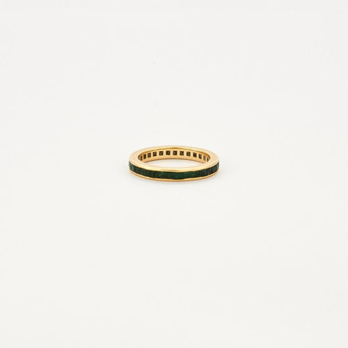 Bague 53 3 Alliances tour complet Saphirs Emeraudes Rubis 58 Facettes 230425