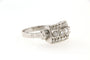 Bague Bague Tank en Or gris et diamants 58 Facettes 6387q
