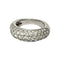 Bague 53 Bague jonc or blanc pavage diamants 58 Facettes 1-1142/1