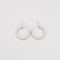 Boucles d'oreilles Créoles en Or blanc &  diamants 58 Facettes