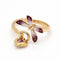 Bague 54 GUCCI - Bague Papillon en Or et Email 58 Facettes D360468FJ