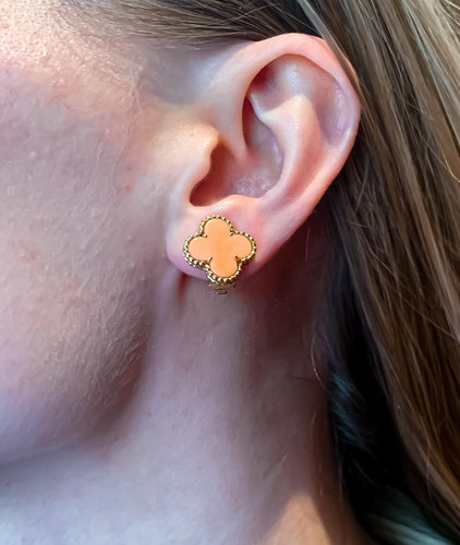 Boucles d'oreilles Boucles d'oreilles Clips Alhambra Van Cleef & Arpels 58 Facettes