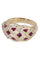 Bague 54 Bague moderne rubis et diamants 58 Facettes 081331