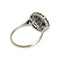 Bague 50 Bague marguerite diamants saphirs 58 Facettes 1-1200/2