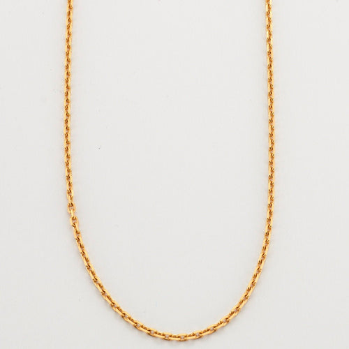 Collier Chaîne or jaune 18 carats 58 Facettes