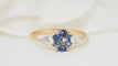 Bague 54 Bague Saphir 1.06ct Diamants 58 Facettes 27971