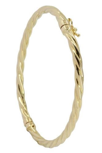 Bracelet BRACELET JONC OUVRANT TORSADÉ 58 Facettes 048261