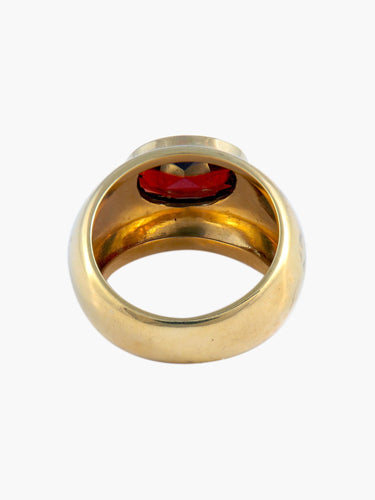 Bague 52 Bague Jonc Grenat 58 Facettes