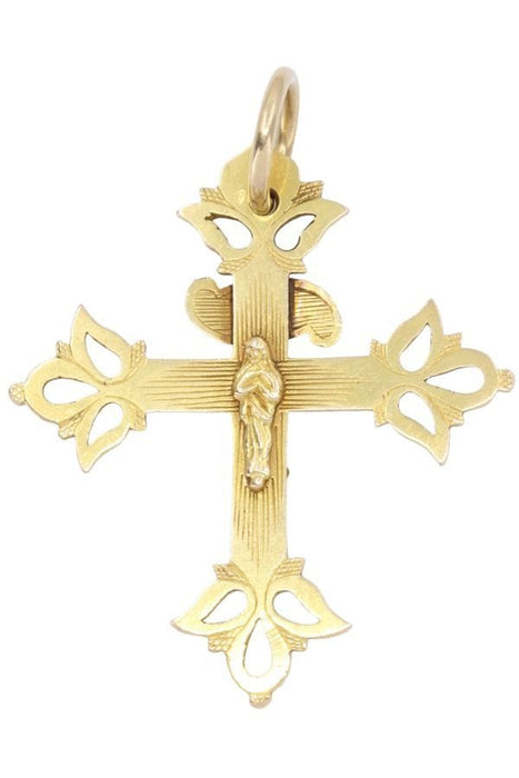 Pendentif CROIX D'ABBESSE 58 Facettes 060471