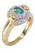Bague 56 BAGUE ÉMERAUDE DIAMANTS 58 Facettes 075771