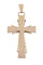 Pendentif CROIX ANCIENNE OR JAUNE 58 Facettes 081821