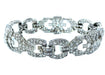 Bracelet Bracelet Art Déco platine et diamants 8ct 58 Facettes