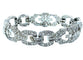 Bracelet Bracelet Art Déco platine et diamants 8ct 58 Facettes