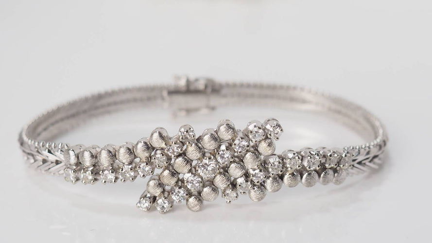 Bracelet 18cm Bracelet Or blanc Diamants 58 Facettes 31984
