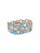 Bracelet Bracelet manchette Fifty Shades of Blue 58 Facettes 761570