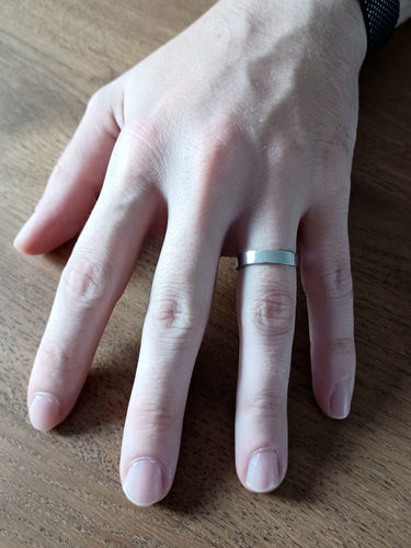 Bague 47.5 Alliance or blanc 58 Facettes