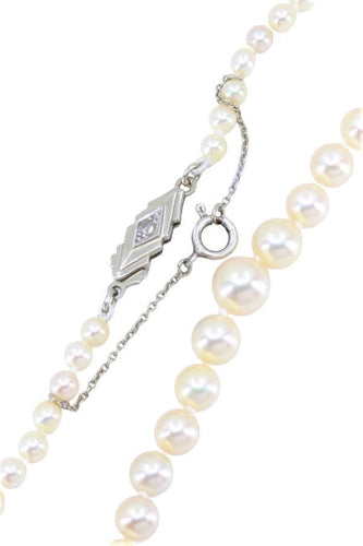 Collier COLLIER DE PERLES EN CHUTE ART-DÉCO 58 Facettes 063981