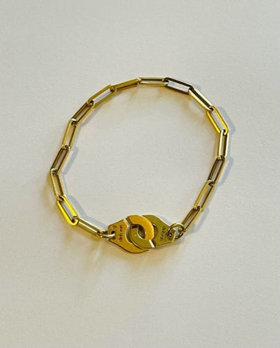 Bracelet Dinh Van bracelet menottes or jaune 58 Facettes