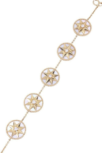 Bracelet DIOR - BRACELET "ROSE DES VENTS" DIAMANTS NACRE 58 Facettes 081101