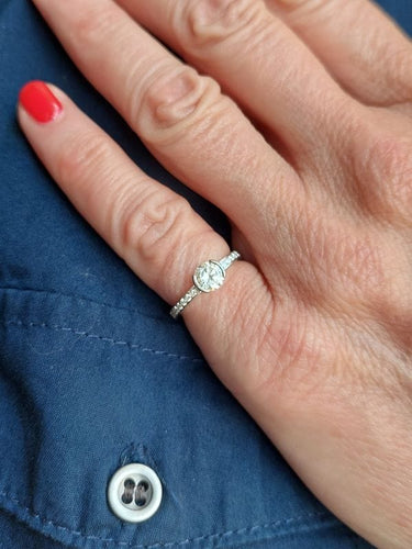 Bague DINH VAN - BAGUE SOLITAIRE FLORE 58 Facettes 072671