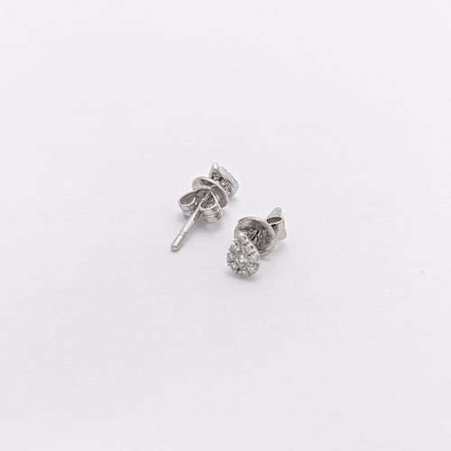 Boucles d'oreilles Boucles d'oreilles Djula Or blanc et diamants 58 Facettes 26348