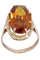 Bague BAGUE MODERNE SAPHIR ORANGE 58 Facettes 064691