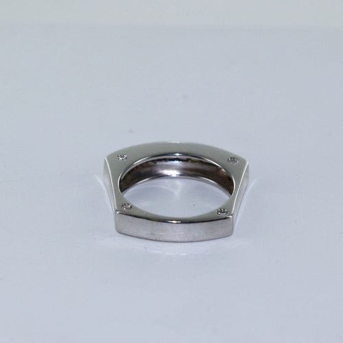 Bague 52 Bague Jarretière pavée de diamants 58 Facettes