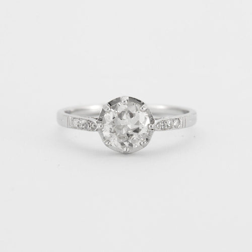 Bague 54.5 Bague vintage Solitaire 1.05ct 58 Facettes EL2-116