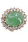 Bague 50 BAGUE POMPADOUR OR JAUNE JADE ET DIAMANTS 58 Facettes 077901