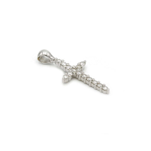 Pendentif Pendentif Croix 14 Diamants 58 Facettes 230331R