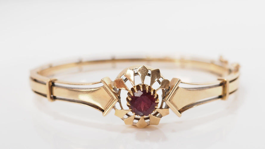 Bracelet Bracelet en Or rose et Grenat 58 Facettes 29082