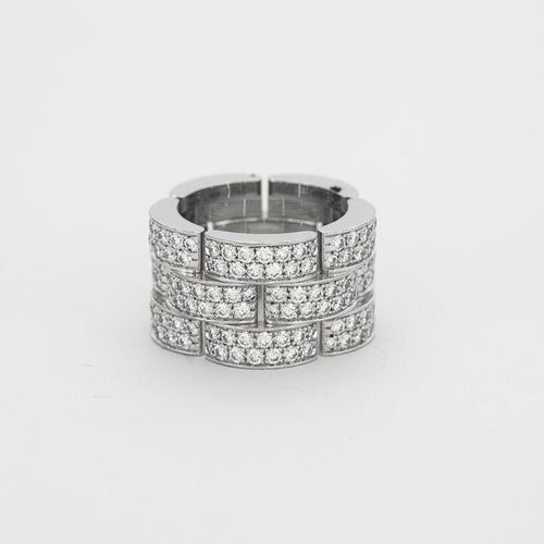 Bague 52 CARTIER – Bague Panthère Diamants 58 Facettes