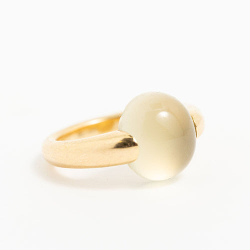 Bague 56 POMELLATO - Bague or jaune et quartz jaune par Pomellato 58 Facettes