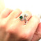 Bague Bague Toi & Moi émeraude diamant 58 Facettes 2845