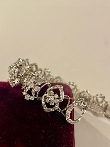 Bracelet Bracelet Or Gris Diamants 7cts 58 Facettes 1042885