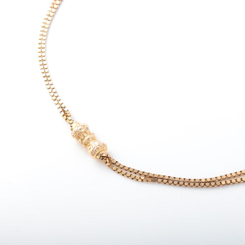 Collier Collier vintage breloque or jaune 58 Facettes 2724