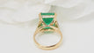 Bague 55 Bague émeraude Colombie diamants 58 Facettes 32047