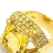 Bague 55.5 Bague Or jaune Saphir Diamants 58 Facettes D359730LF
