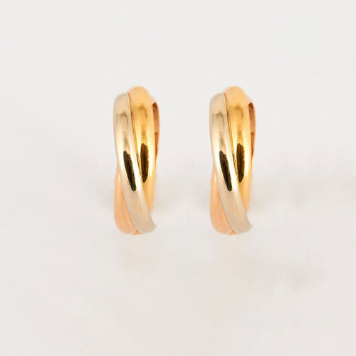 Boucles d'oreilles CARTIER - Boucles d’oreilles Trinity grand modèle 58 Facettes