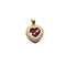 Pendentif PENDENTIF COEUR RUBIS DIAMANTS 58 Facettes 3334